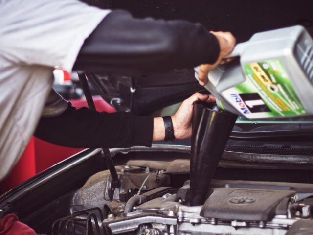 Auto repair shop workspace